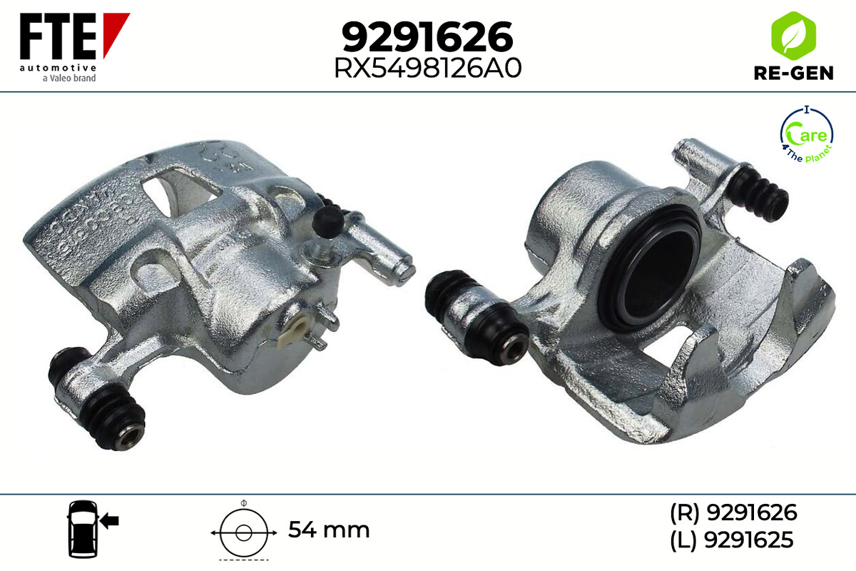 Étrier de frein FTE automotive GmbH ref. 9291626