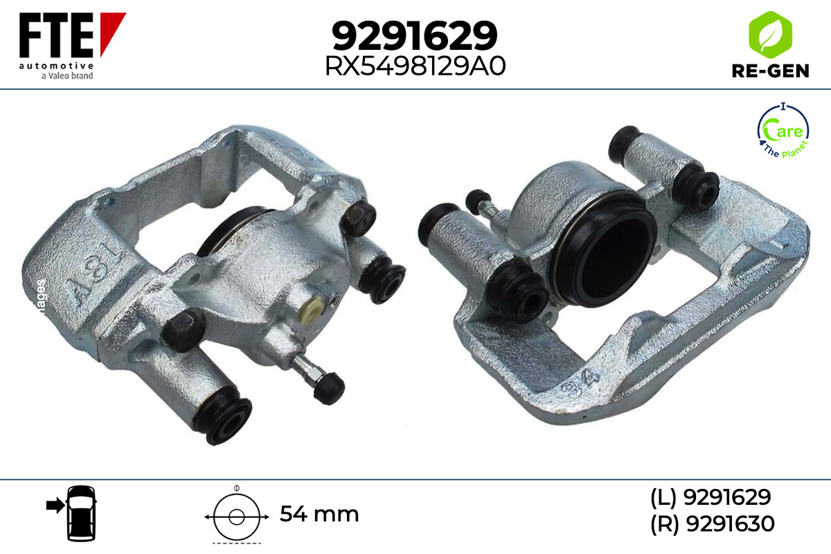 Étrier de frein FTE automotive GmbH ref. 9291629