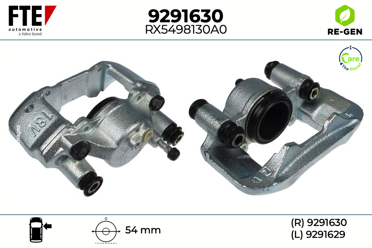 Étrier de frein FTE automotive GmbH ref. 9291630