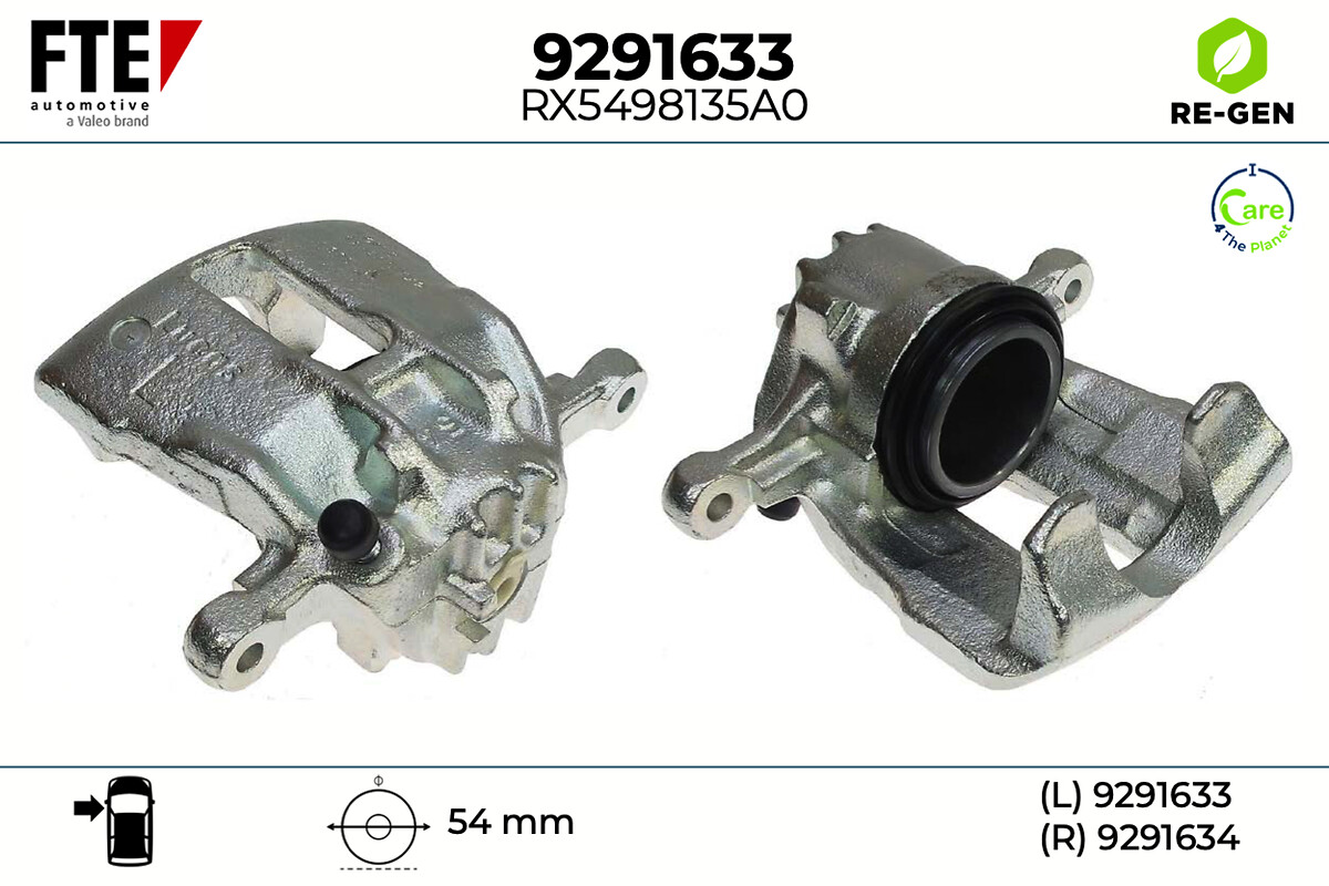 Étrier de frein FTE automotive GmbH ref. 9291633