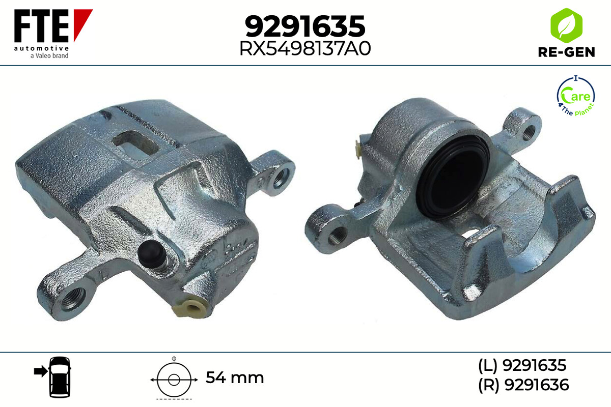 Étrier de frein FTE automotive GmbH ref. 9291635