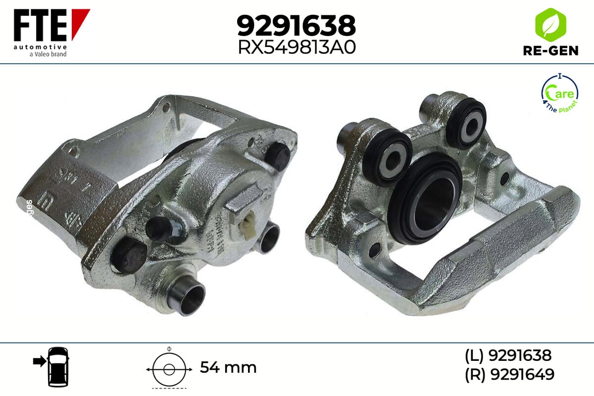 Étrier de frein FTE automotive GmbH ref. 9291638