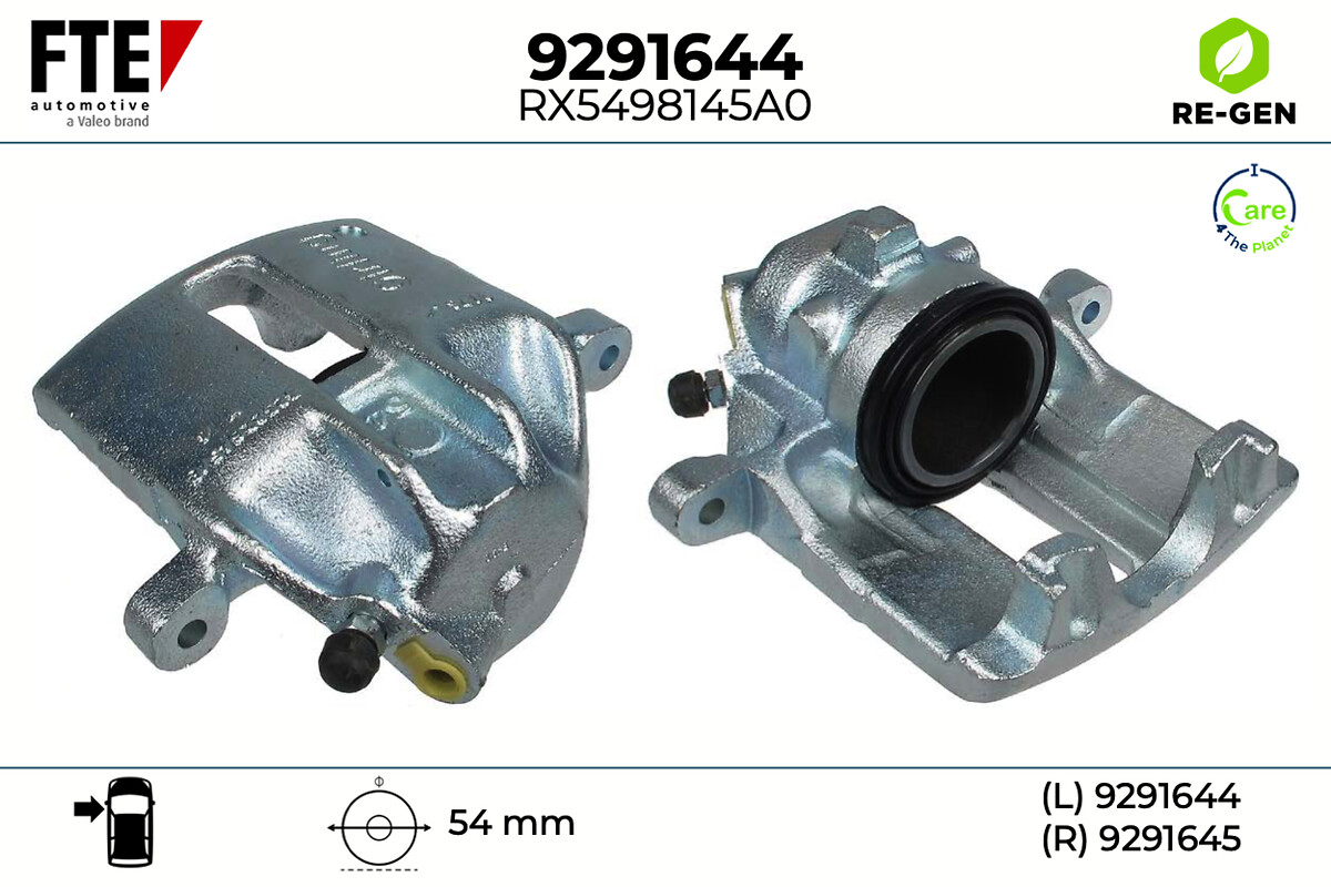 Étrier de frein FTE automotive GmbH ref. 9291644