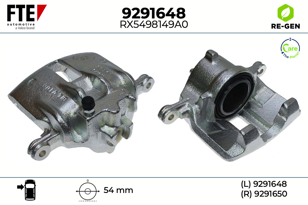 Étrier de frein FTE automotive GmbH ref. 9291648