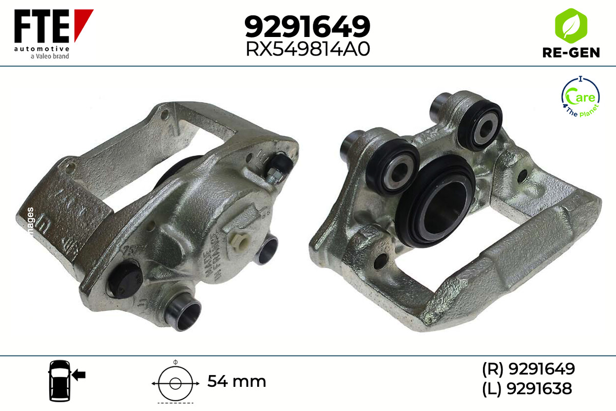 Étrier de frein FTE automotive GmbH ref. 9291649