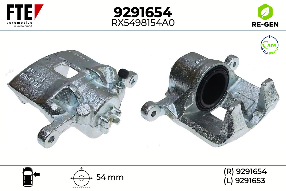 Étrier de frein FTE automotive GmbH ref. 9291654
