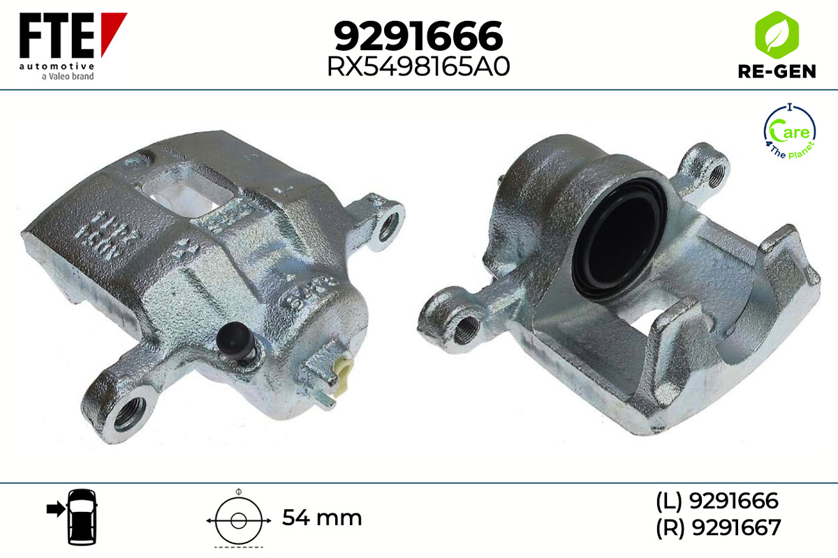 Étrier de frein FTE automotive GmbH ref. 9291666