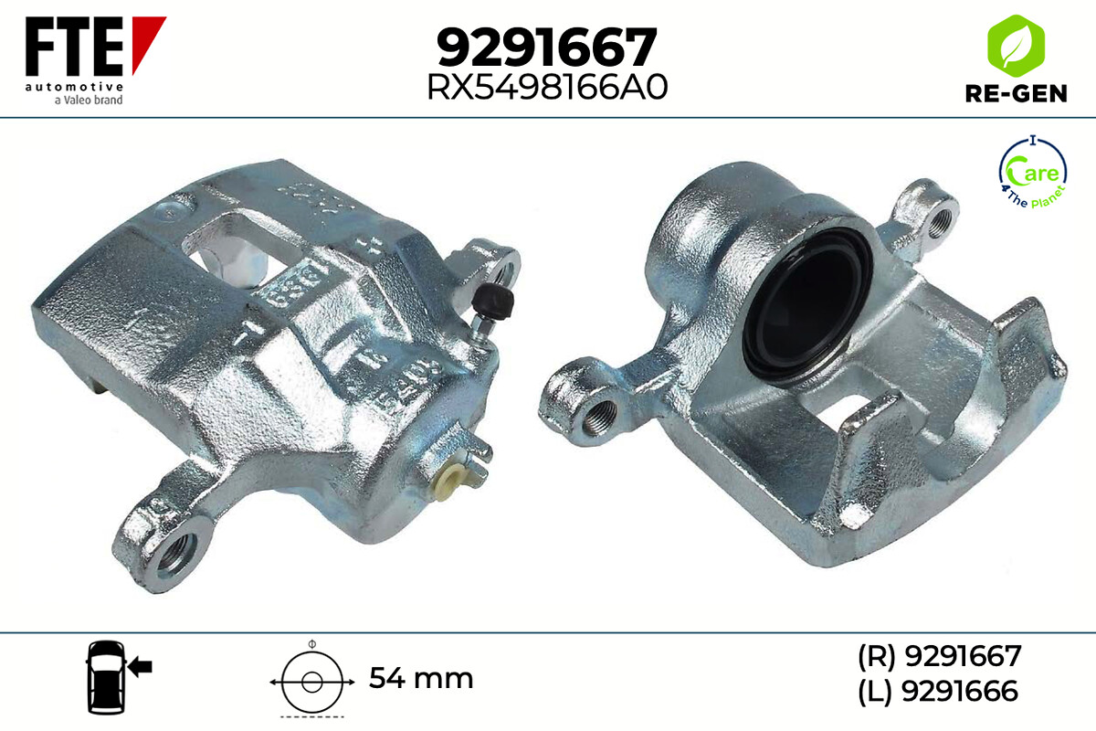 Étrier de frein FTE automotive GmbH ref. 9291667