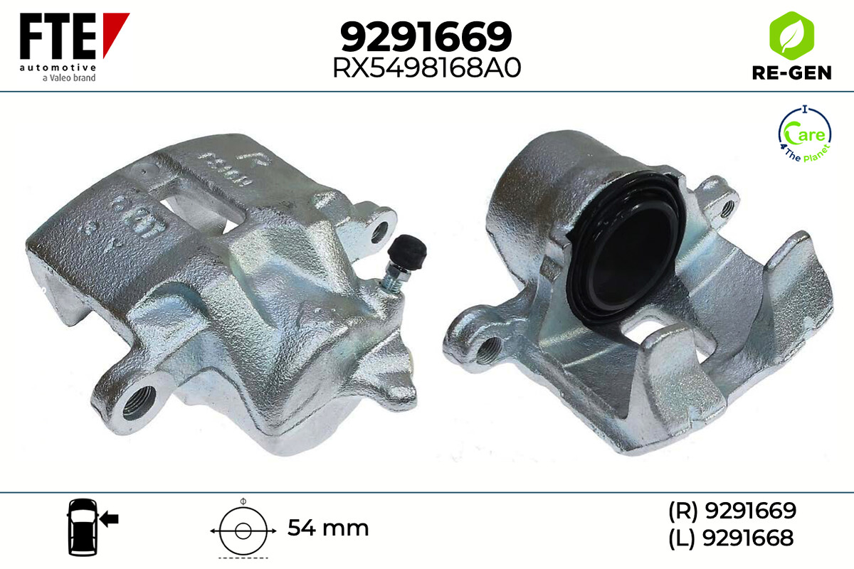 Étrier de frein FTE automotive GmbH ref. 9291669