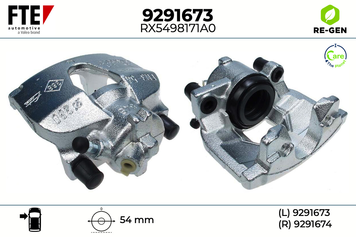 Étrier de frein FTE automotive GmbH ref. 9291673