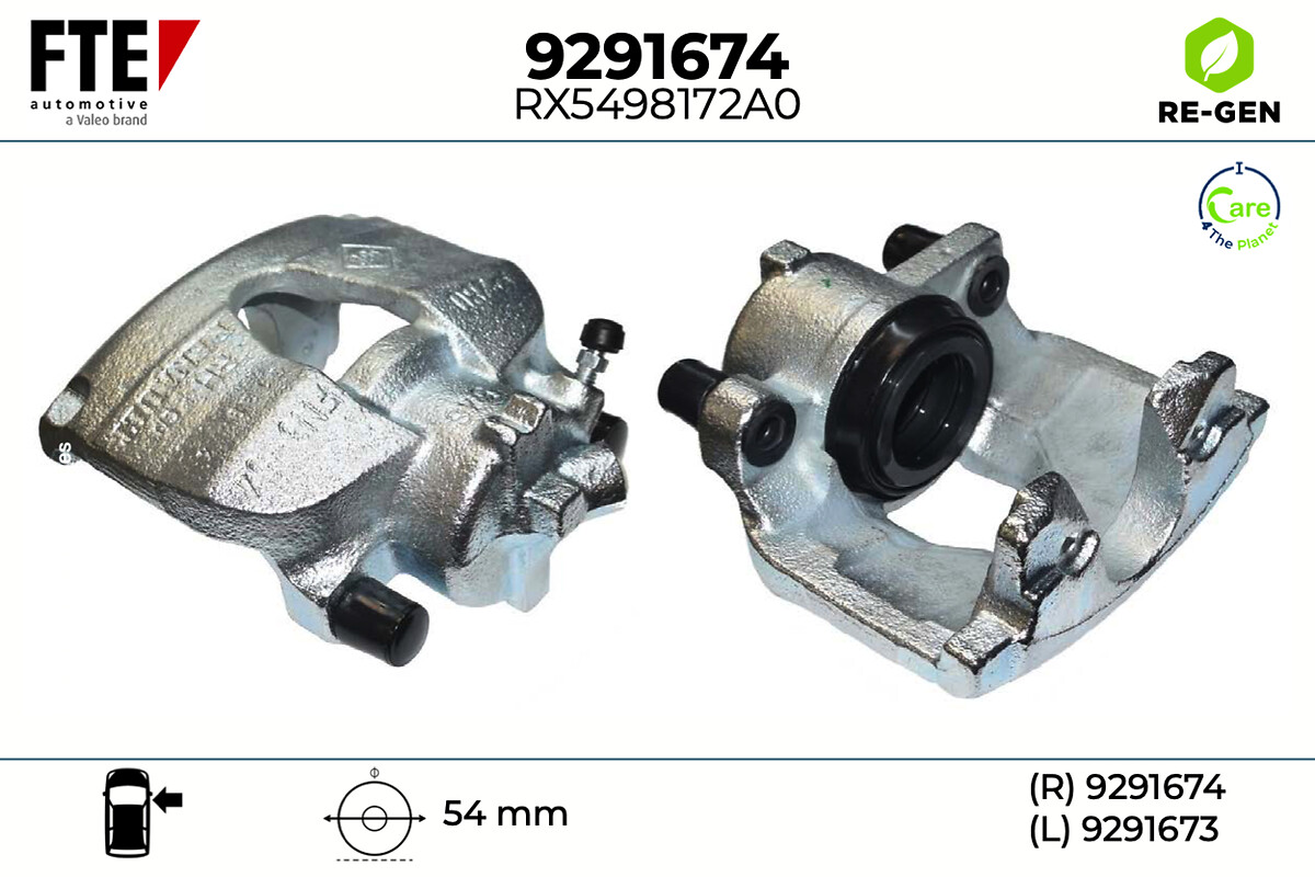 Étrier de frein FTE automotive GmbH ref. 9291674