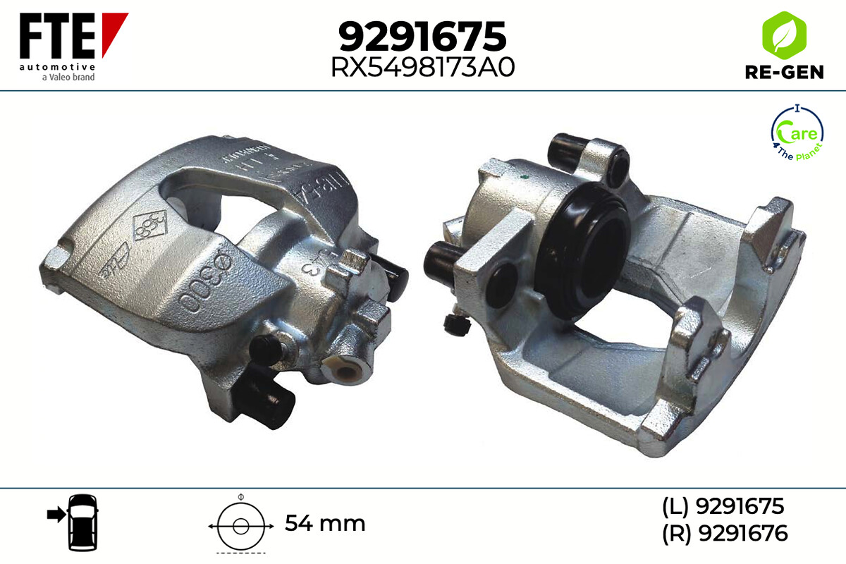 Étrier de frein FTE automotive GmbH ref. 9291675
