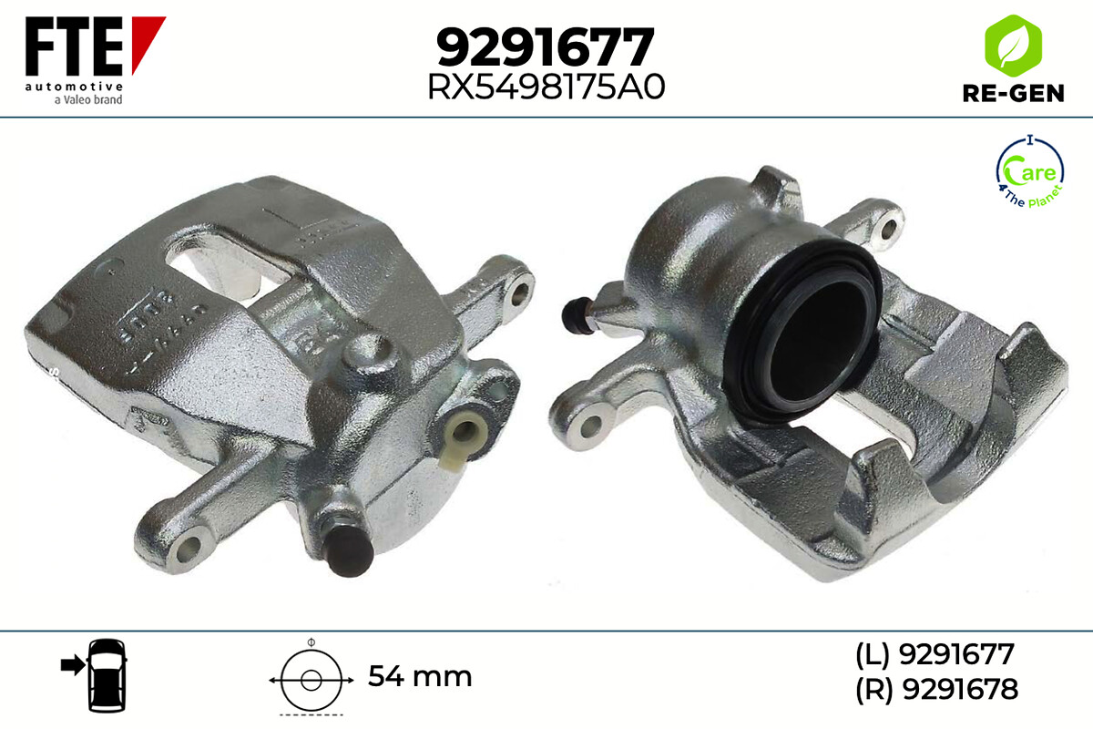 Étrier de frein FTE automotive GmbH ref. 9291677