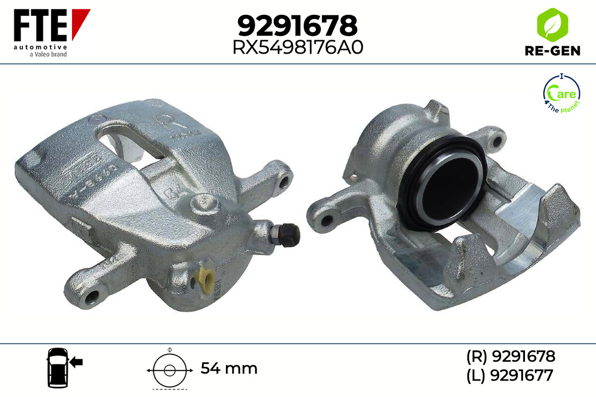 Étrier de frein FTE automotive GmbH ref. 9291678