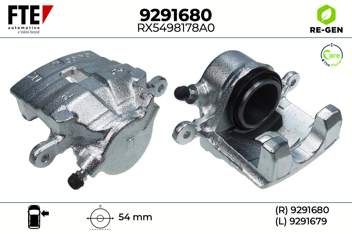 Étrier de frein FTE automotive GmbH ref. 9291680