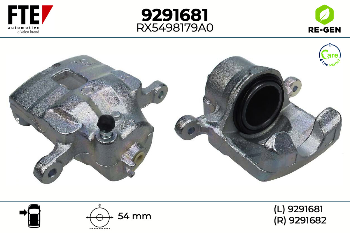 Étrier de frein FTE automotive GmbH ref. 9291681