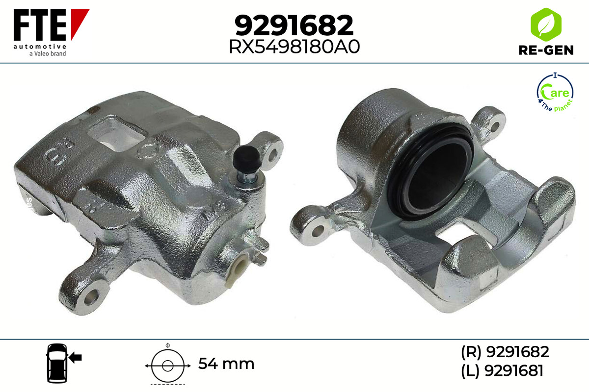 Étrier de frein FTE automotive GmbH ref. 9291682