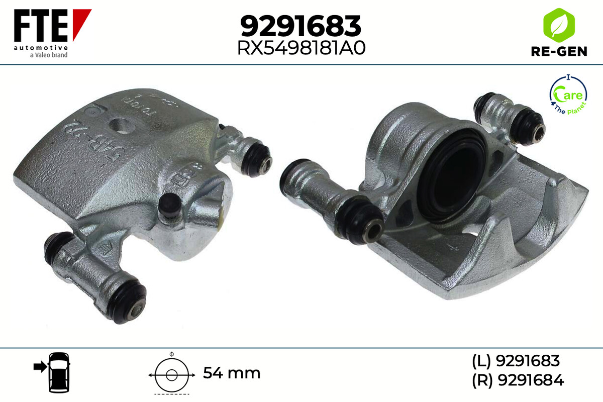 Étrier de frein FTE automotive GmbH ref. 9291683