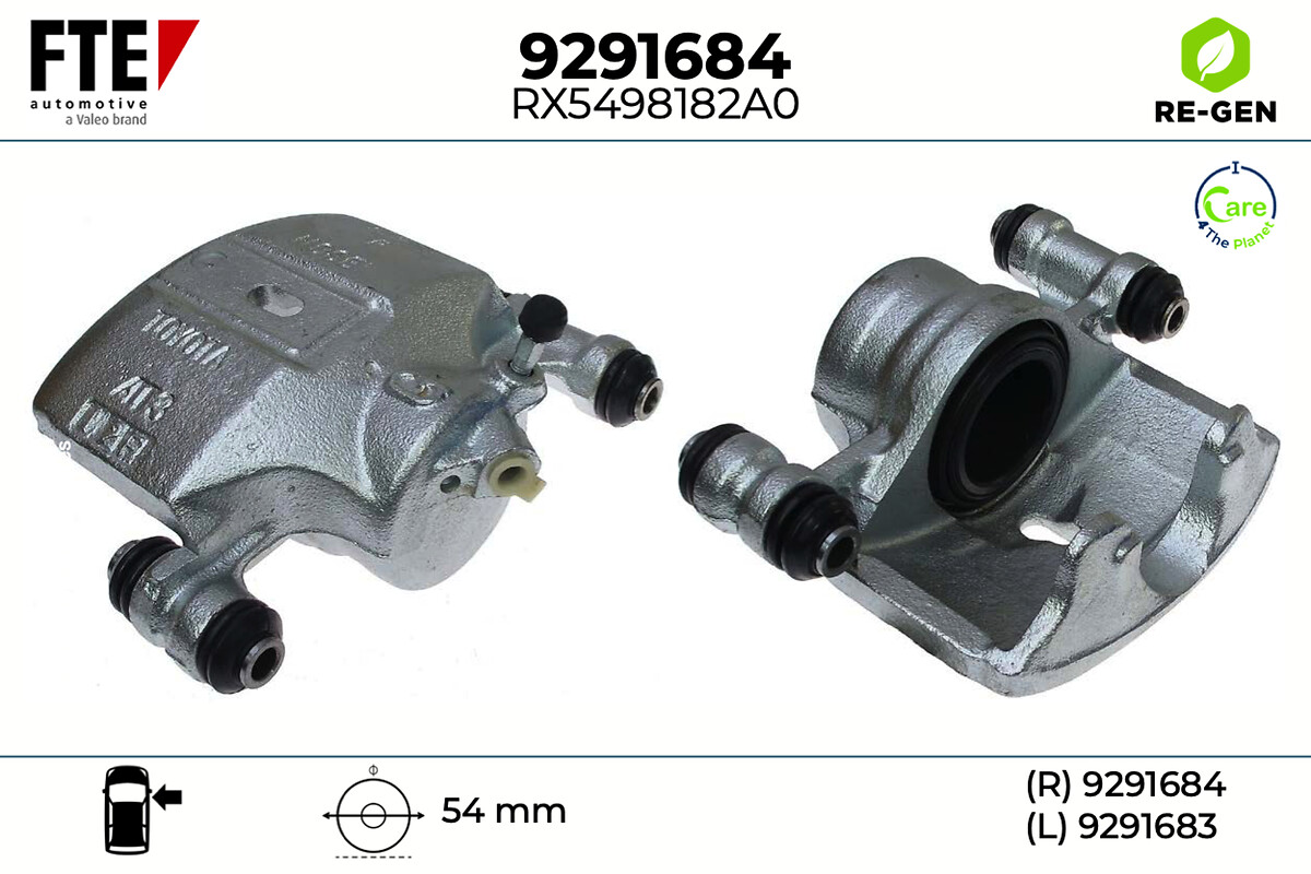 Étrier de frein FTE automotive GmbH ref. 9291684