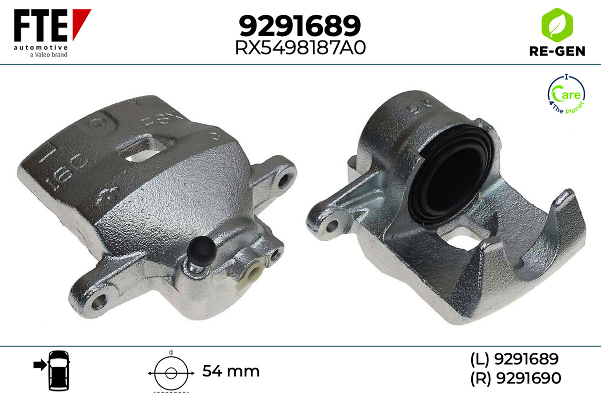 Étrier de frein FTE automotive GmbH ref. 9291689