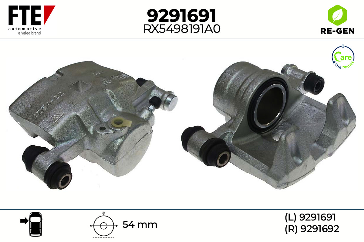 Étrier de frein FTE automotive GmbH ref. 9291691