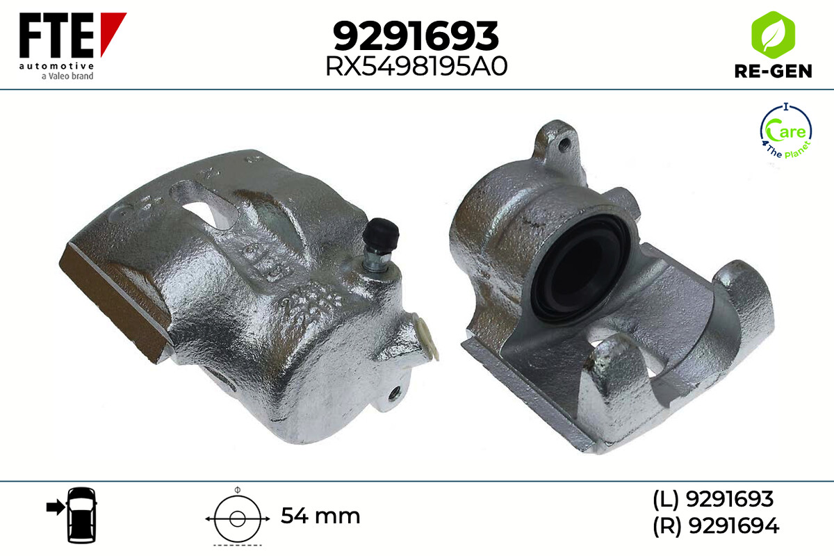 Étrier de frein FTE automotive GmbH ref. 9291693