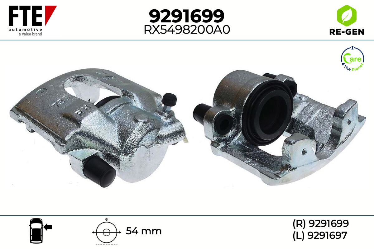 Étrier de frein FTE automotive GmbH ref. 9291699