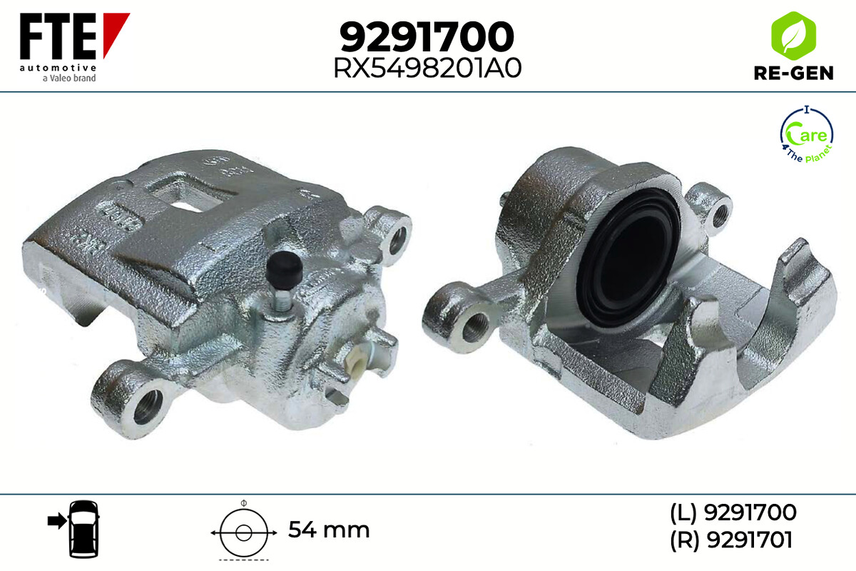Étrier de frein FTE automotive GmbH ref. 9291700