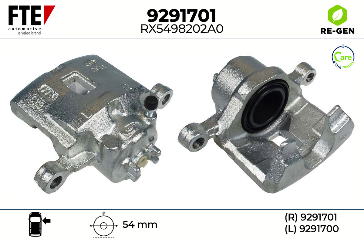 Étrier de frein FTE automotive GmbH ref. 9291701