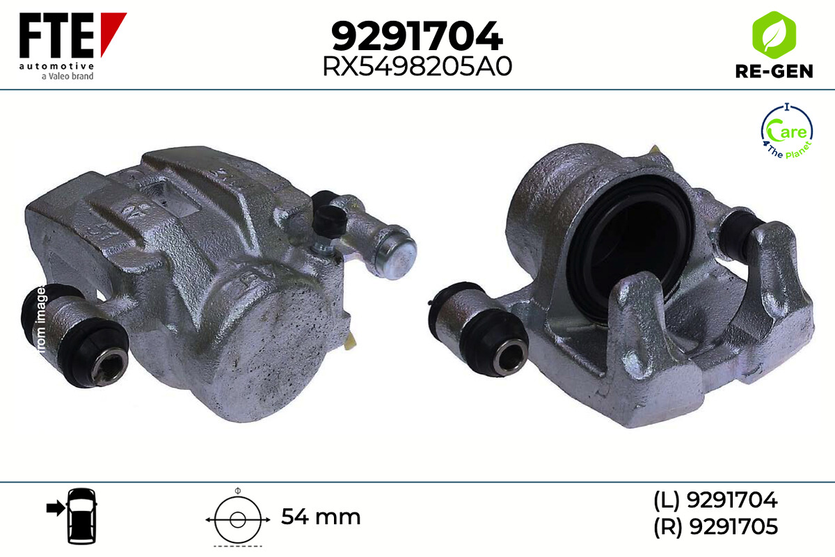 Étrier de frein FTE automotive GmbH ref. 9291704