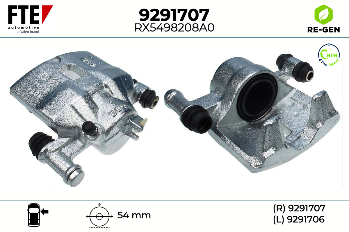 Étrier de frein FTE automotive GmbH ref. 9291707