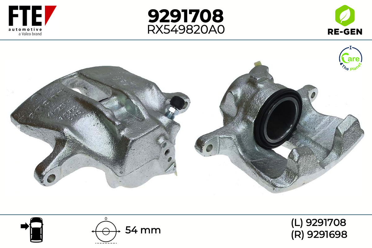 Étrier de frein FTE automotive GmbH ref. 9291708