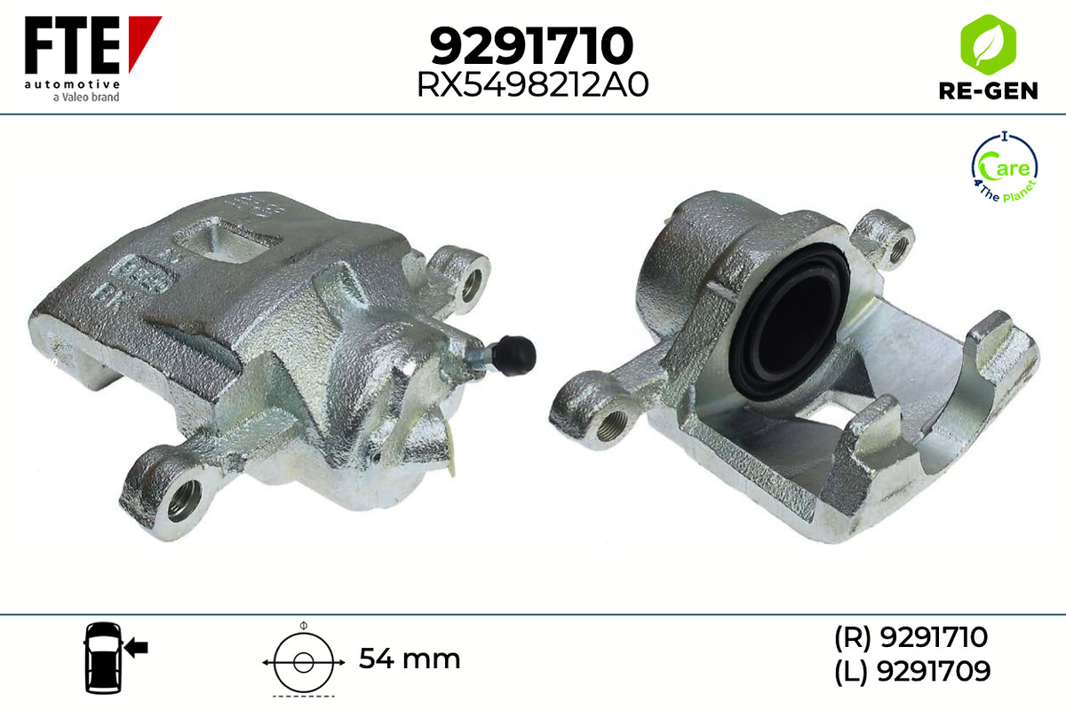 Étrier de frein FTE automotive GmbH ref. 9291710