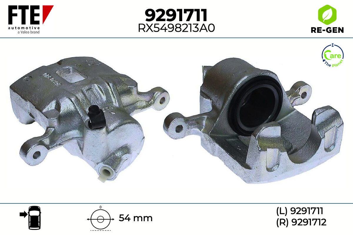 Étrier de frein FTE automotive GmbH ref. 9291711