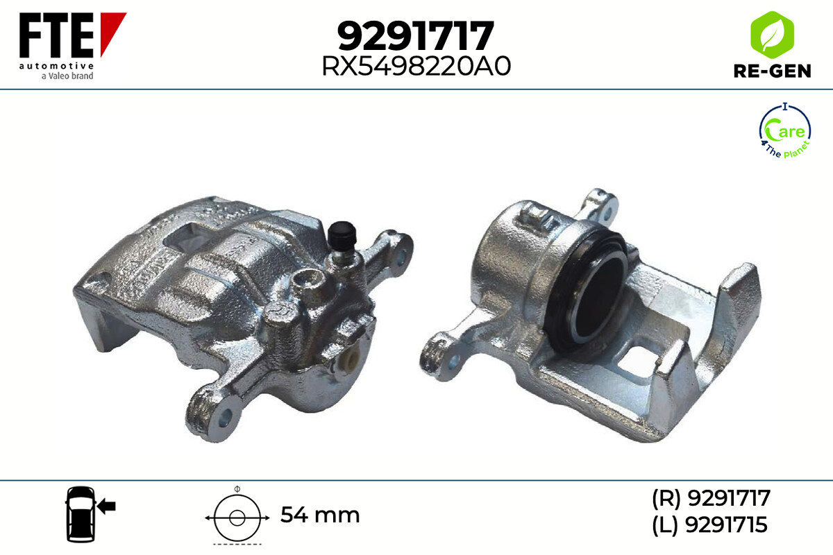 Étrier de frein FTE automotive GmbH 9291717