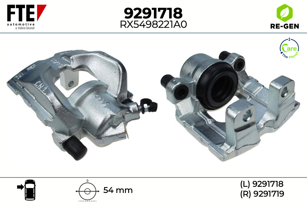 Étrier de frein FTE automotive GmbH ref. 9291718