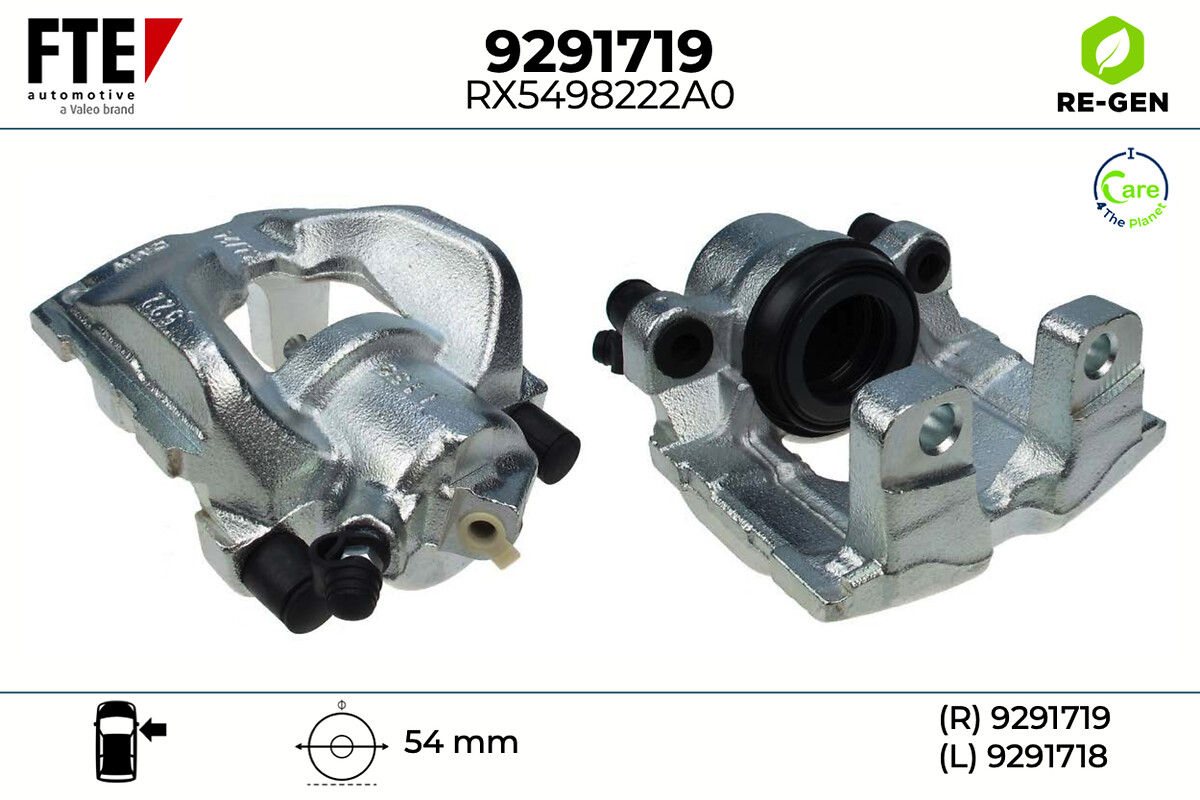 Étrier de frein FTE automotive GmbH ref. 9291719