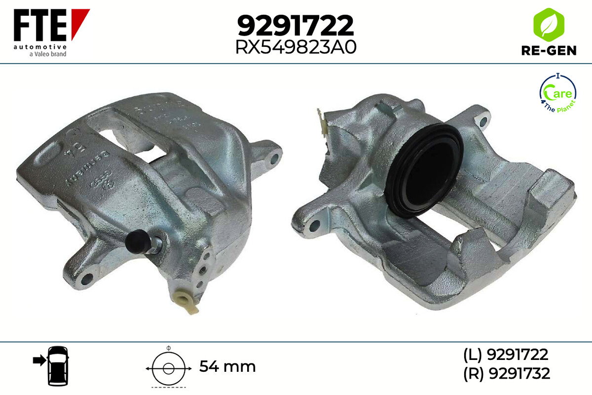 Étrier de frein FTE automotive GmbH ref. 9291722