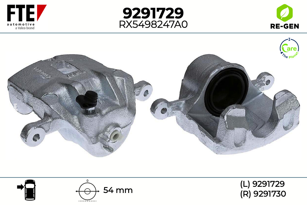 Étrier de frein FTE automotive GmbH ref. 9291729