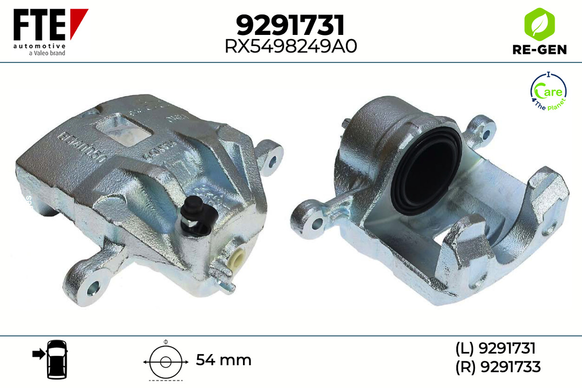 Étrier de frein FTE automotive GmbH ref. 9291731