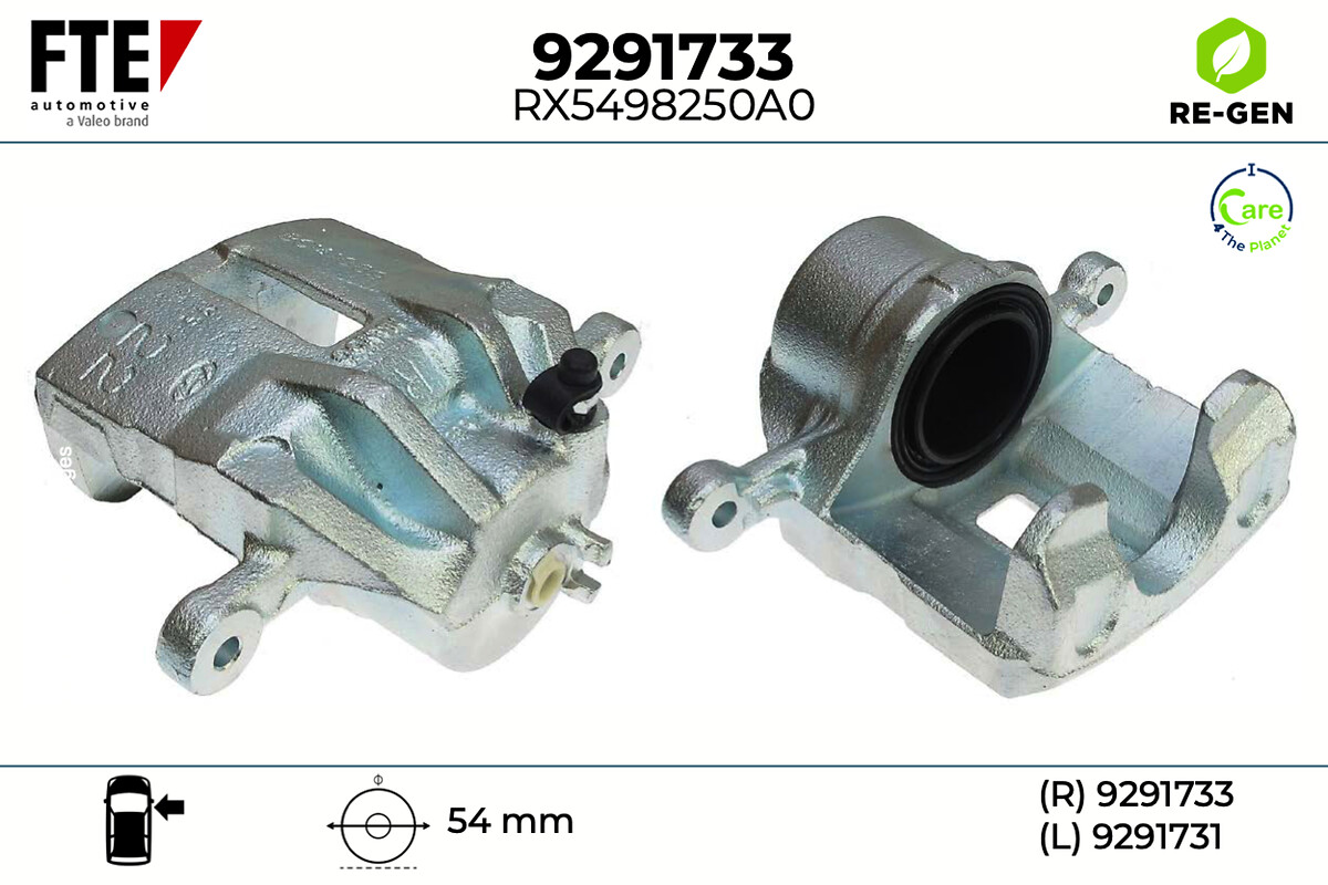 Étrier de frein FTE automotive GmbH ref. 9291733
