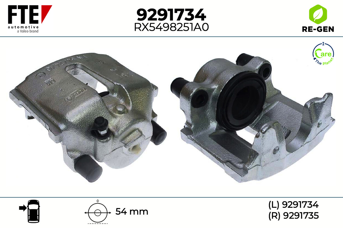 Étrier de frein FTE automotive GmbH ref. 9291734
