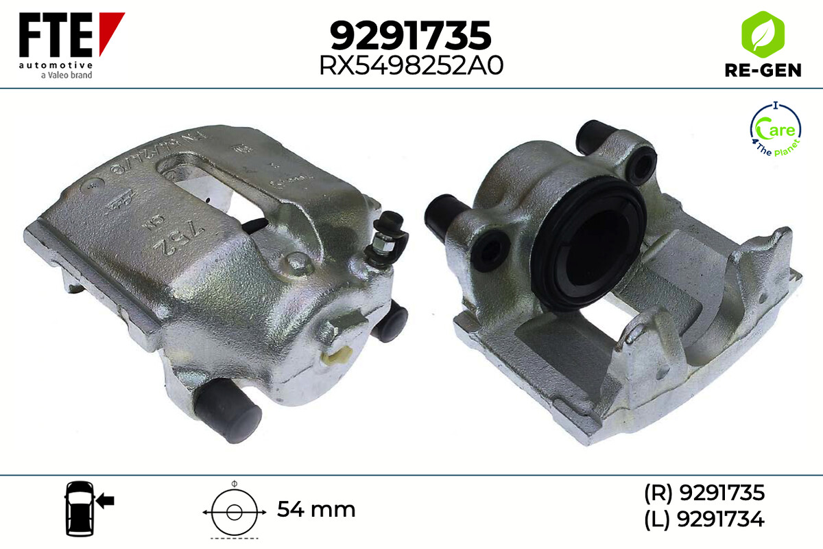 Étrier de frein FTE automotive GmbH ref. 9291735
