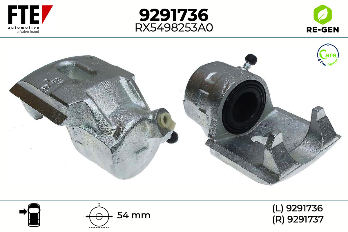Étrier de frein FTE automotive GmbH ref. 9291736