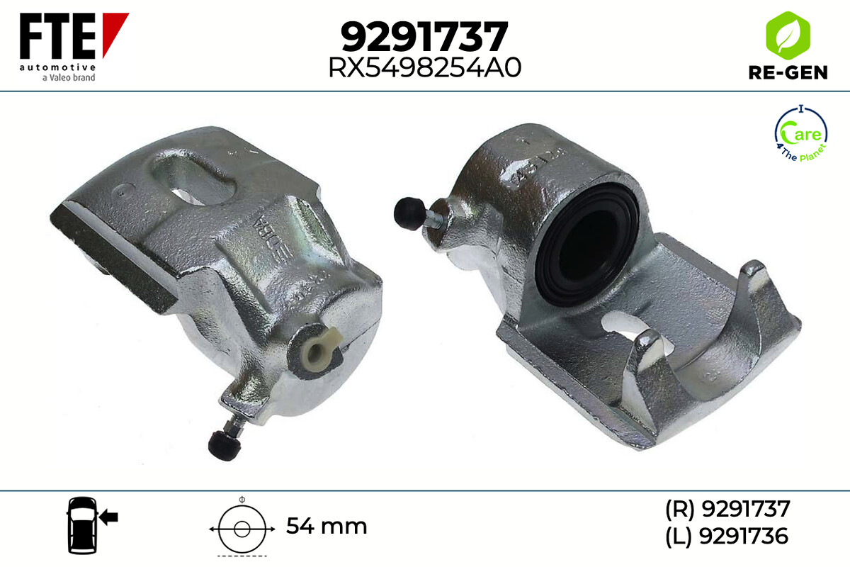 Étrier de frein FTE automotive GmbH ref. 9291737