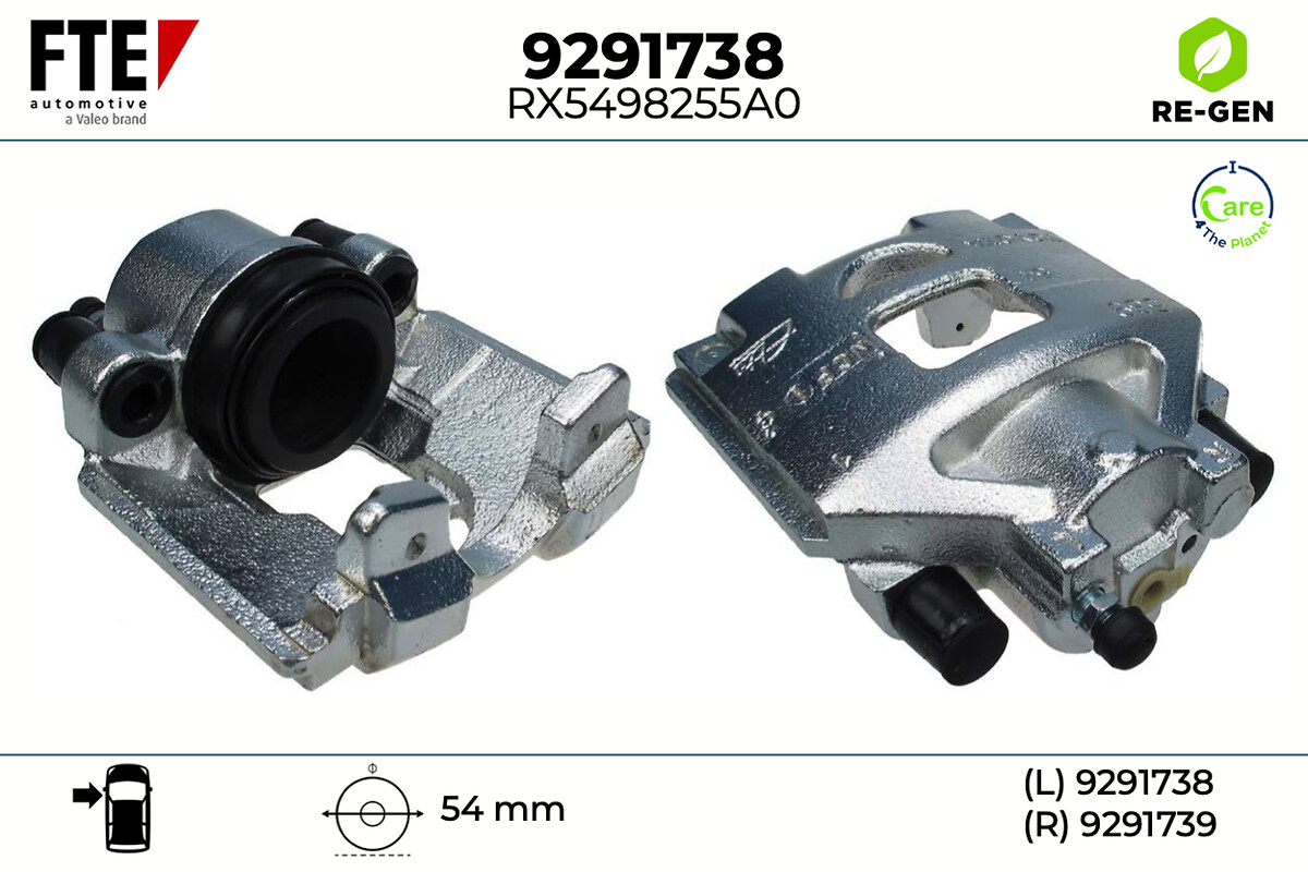 Étrier de frein FTE automotive GmbH ref. 9291738
