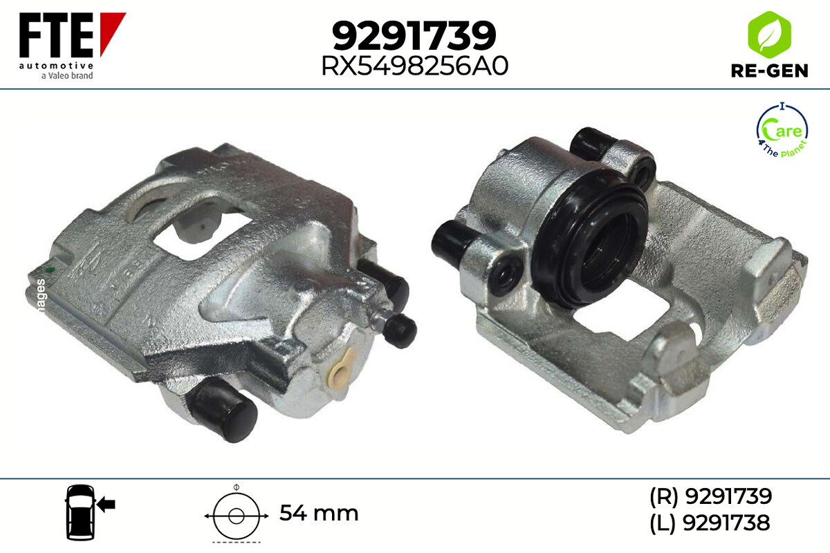 Étrier de frein FTE automotive GmbH ref. 9291739