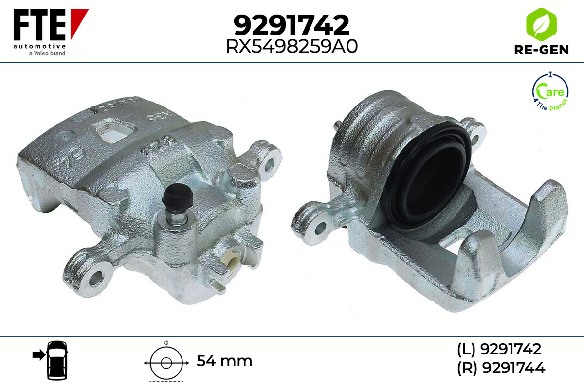 Étrier de frein FTE automotive GmbH ref. 9291742