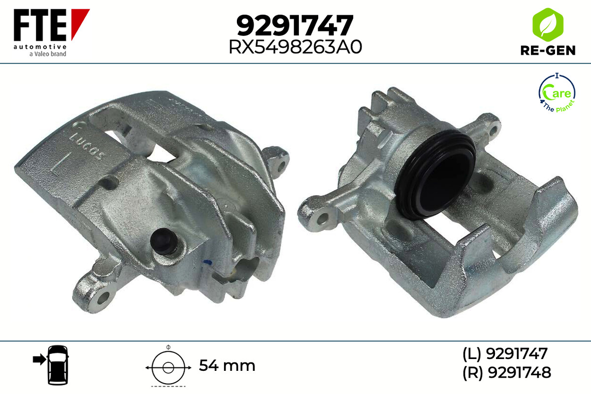Étrier de frein FTE automotive GmbH ref. 9291747