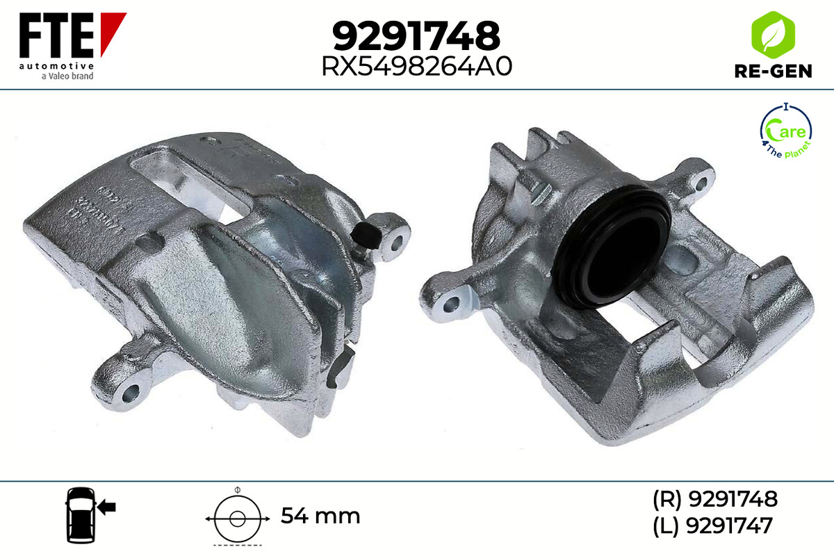 Étrier de frein FTE automotive GmbH ref. 9291748